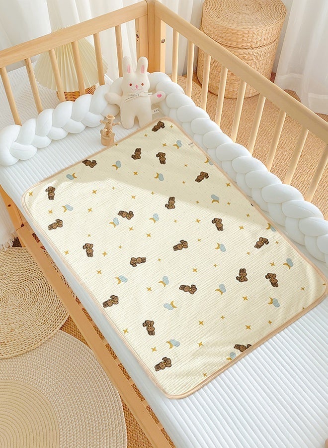 Aissiora 50x70 cm Waterproof baby pads, baby pee pads, Crib waterproof mat Reusable incontinence pads, Suitable for children, the elderly, women and pets - Image 3